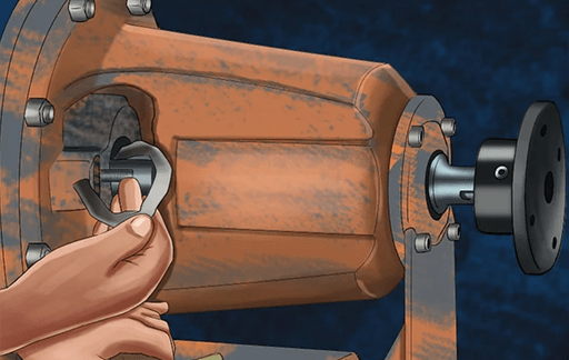 A diagram about disconnecting the pump